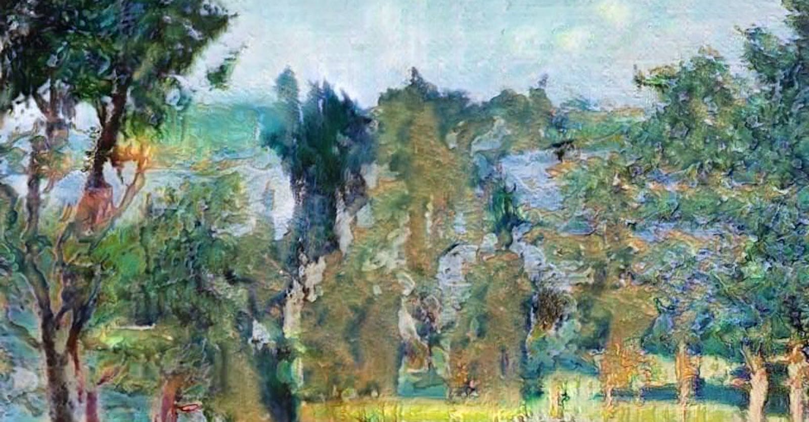 AI Generated Landscape Painting #7