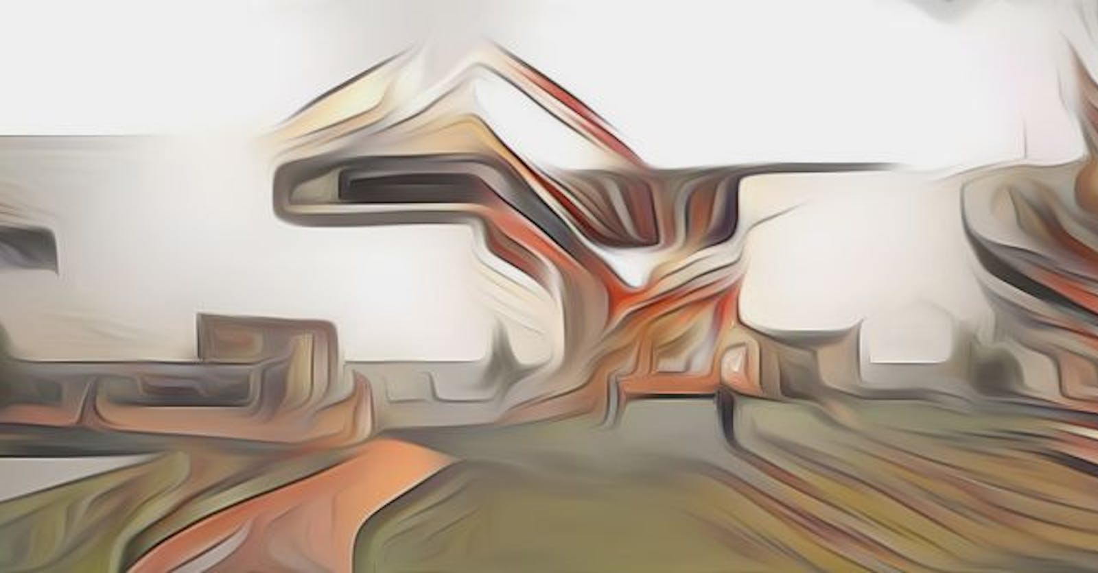 Architectural composition. AI