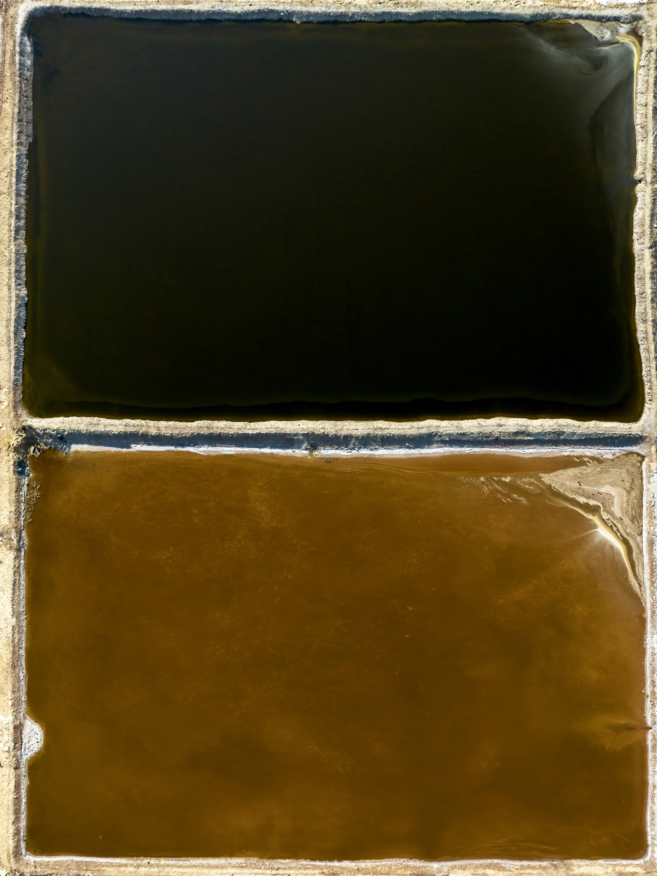 No. 1 (Black on Brown)