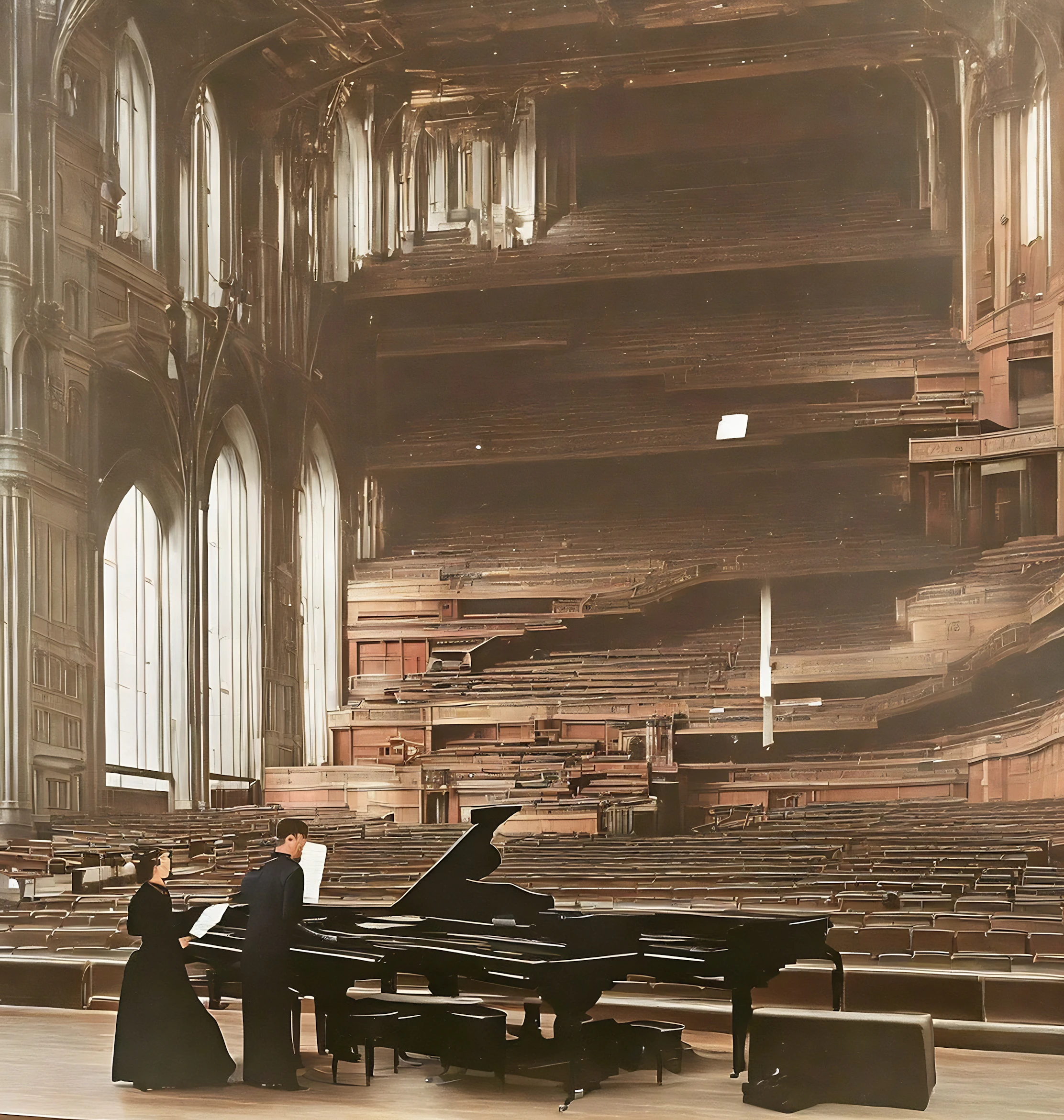 Timber Amphitheater Swallows Piano Duet