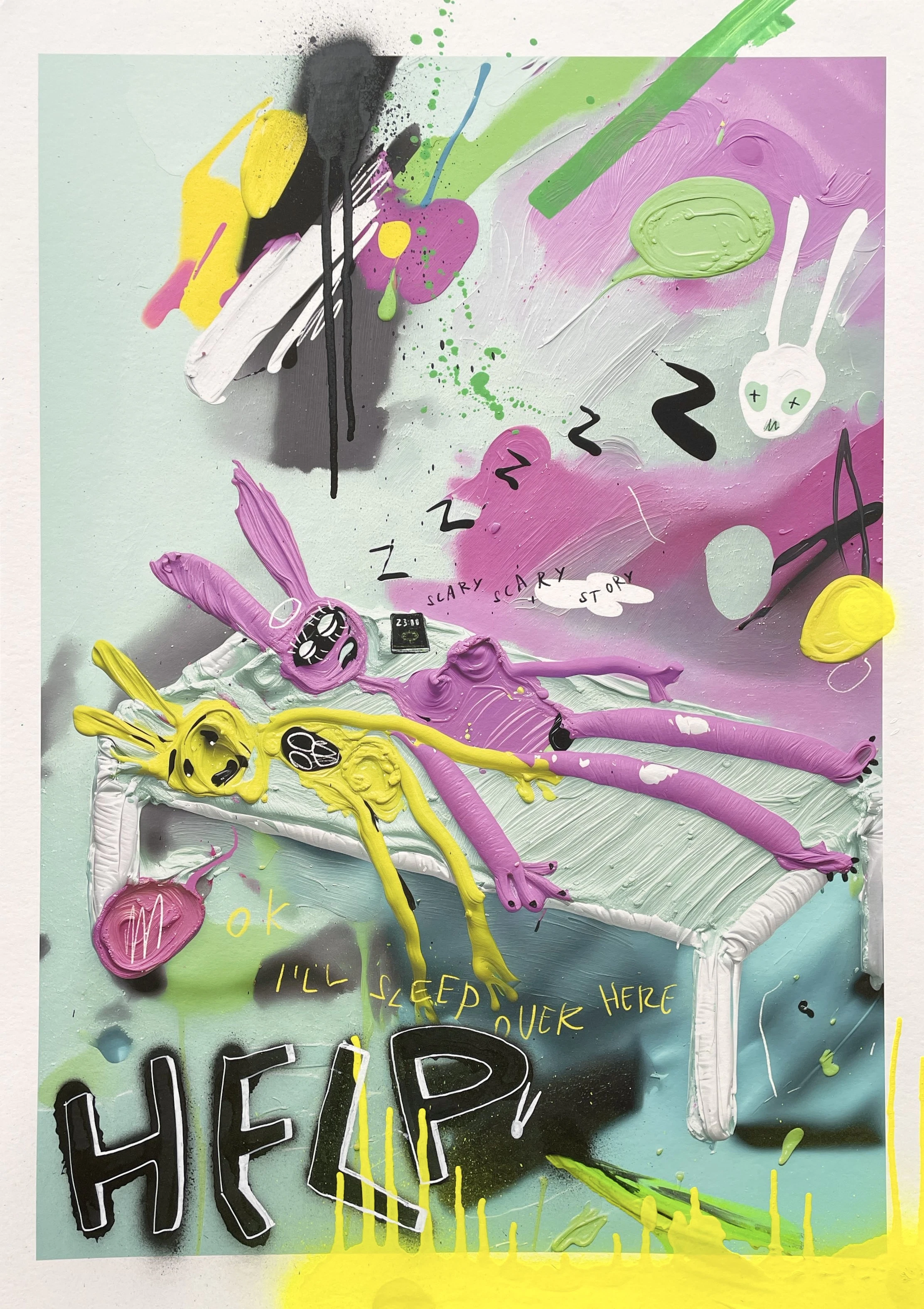 I'll sleep over here