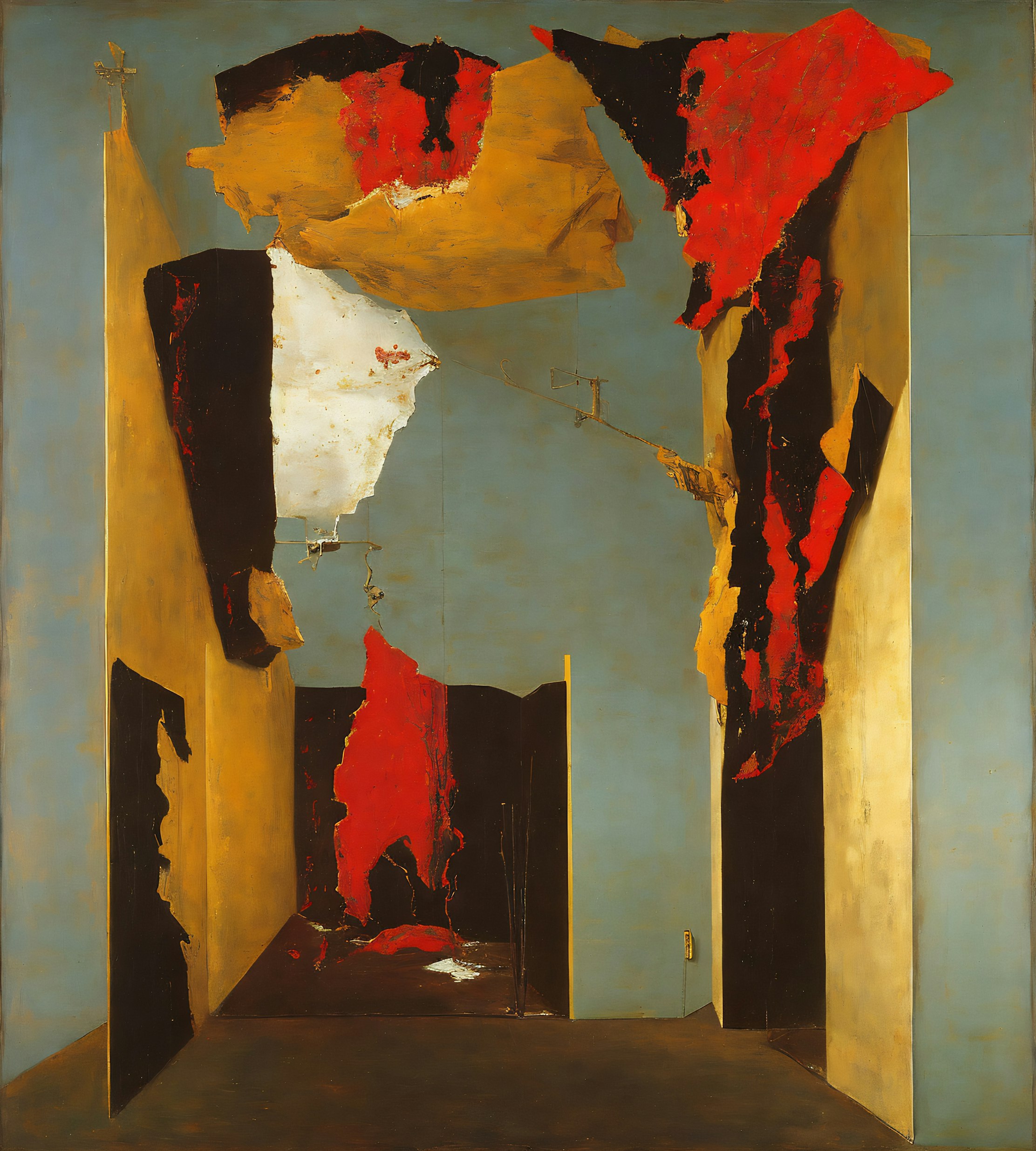 Torn Curtains Between Parallel Dimensions