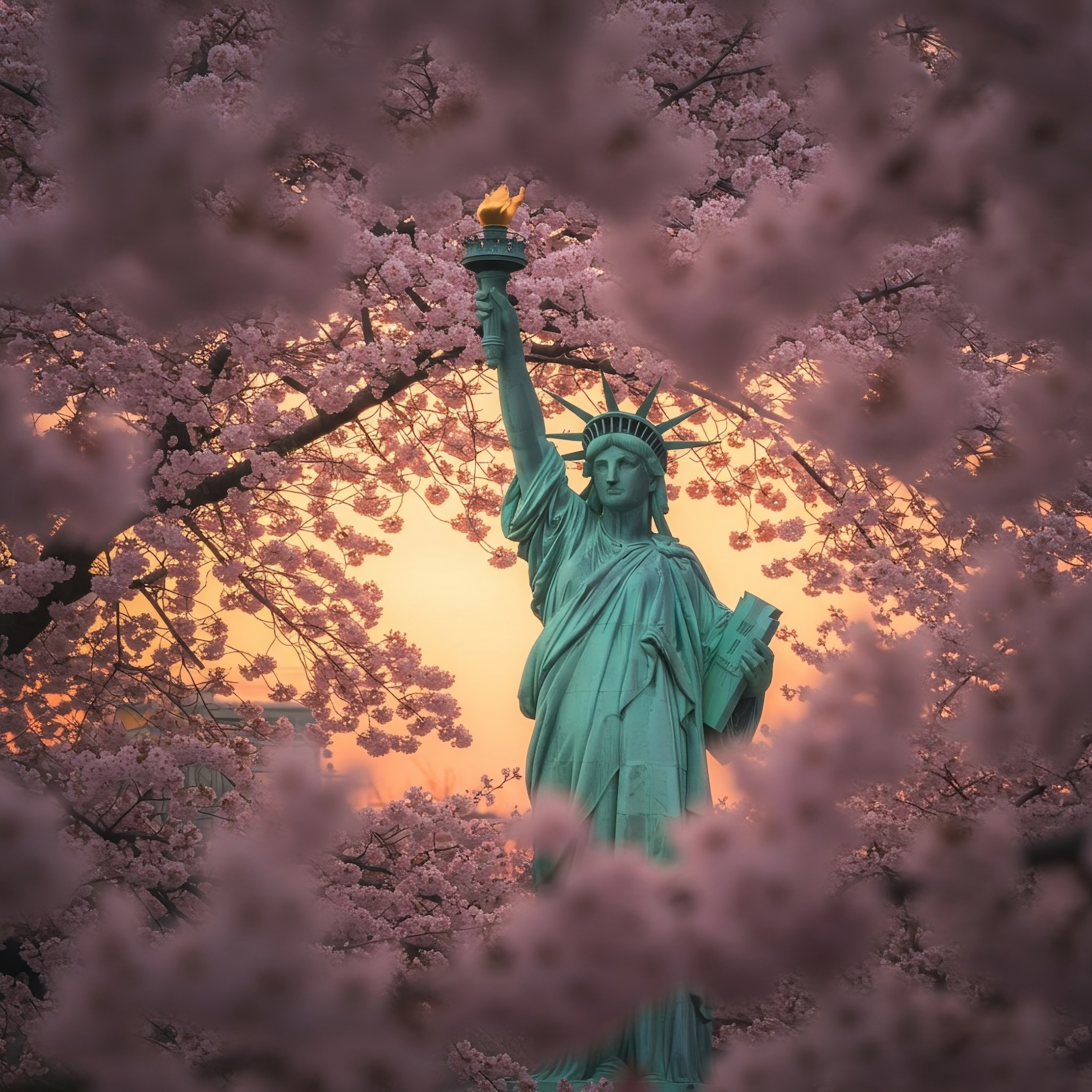 Verdigris and Sakura