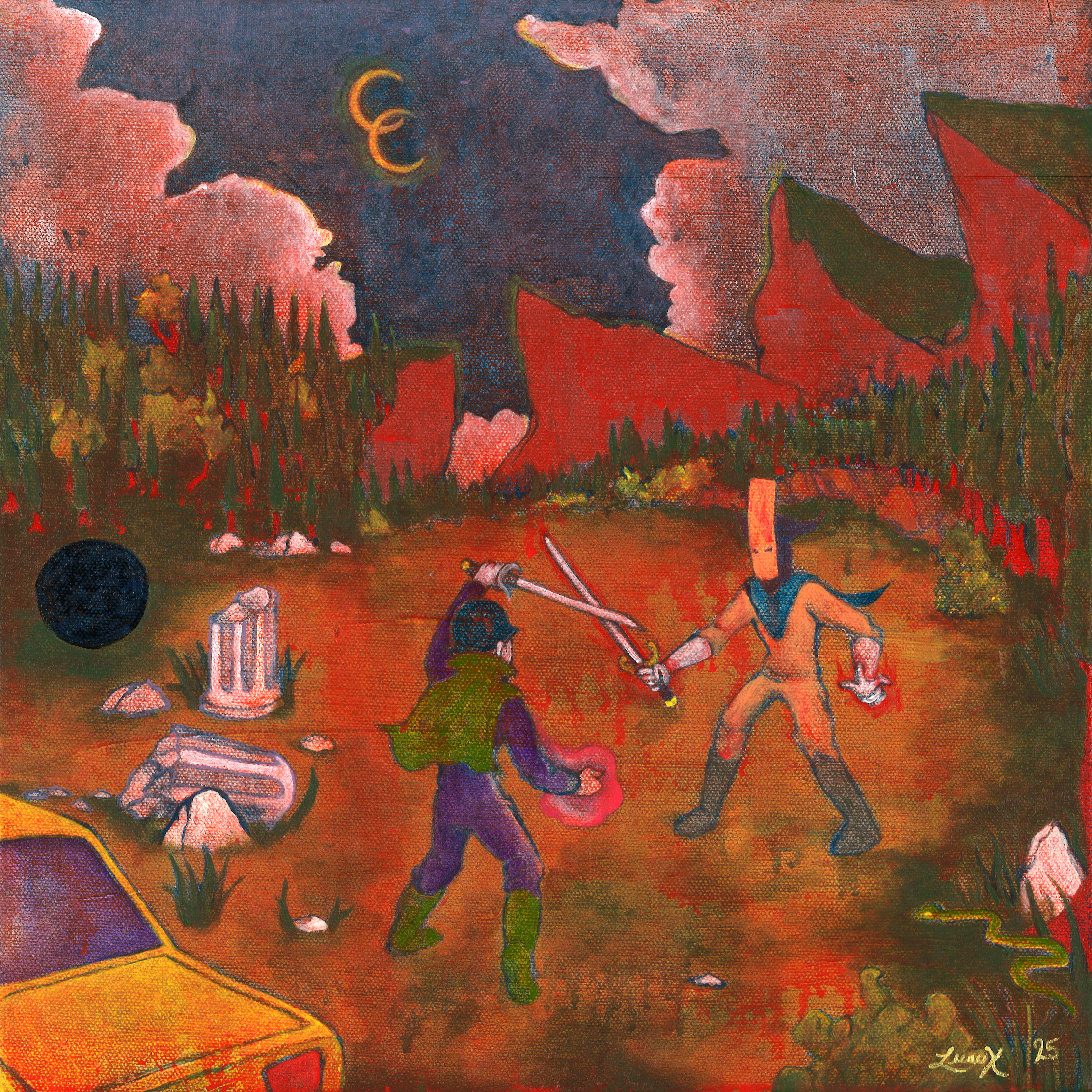 AN UAP WITNESSING A WIZARD BATTLE