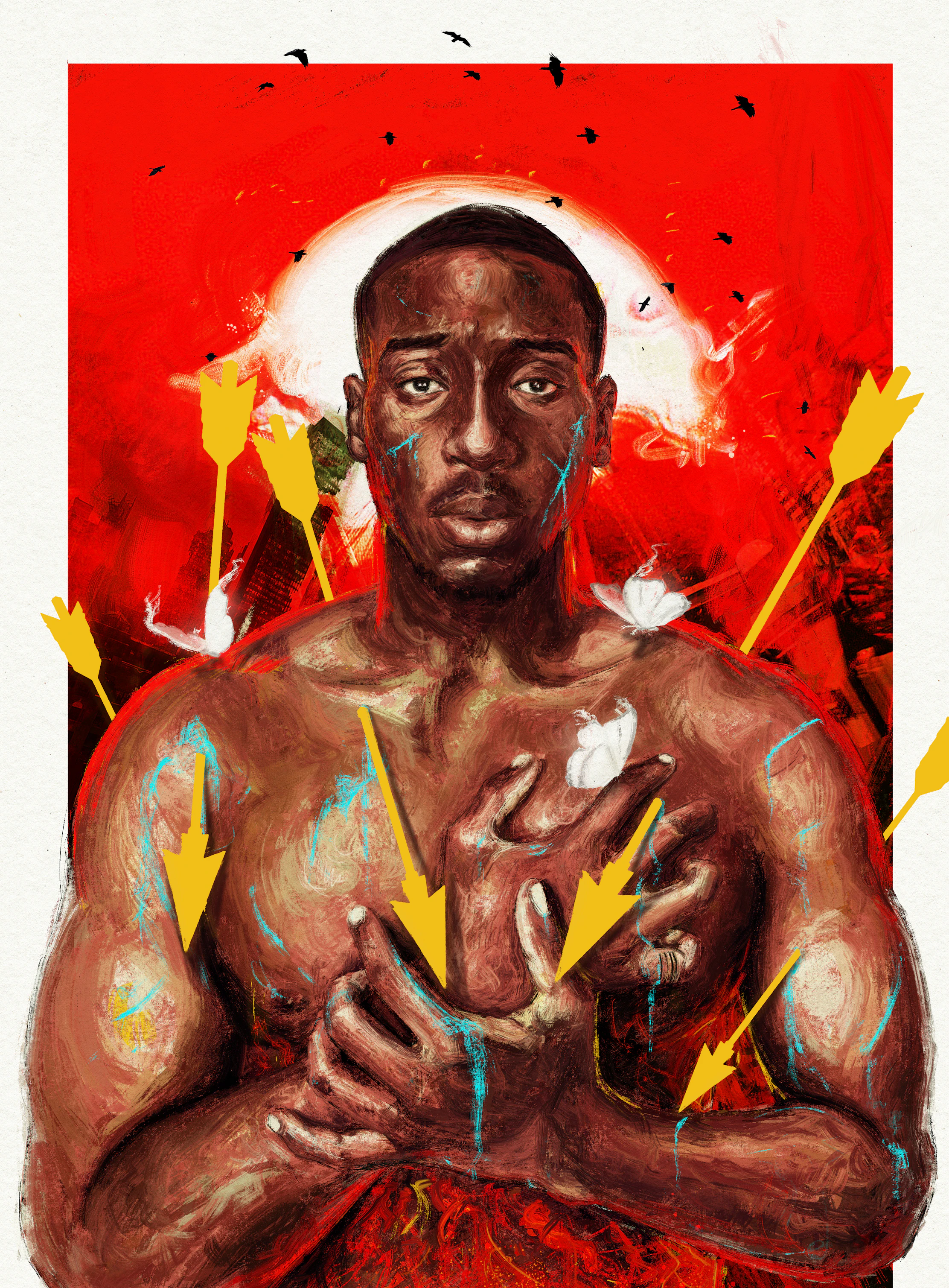 Self-portrait: the death of me