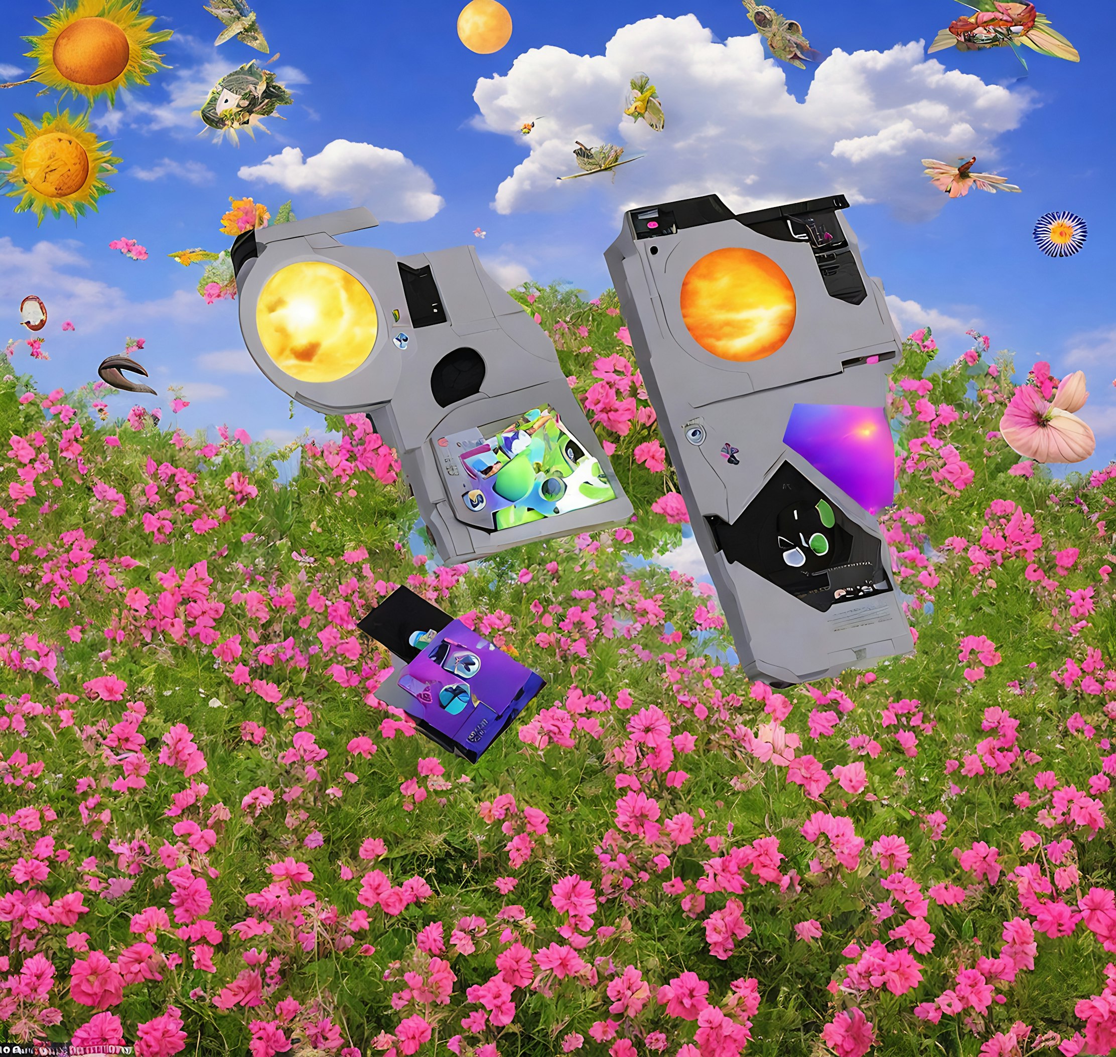 Obsolete Vision Blooms Synthetic Paradise