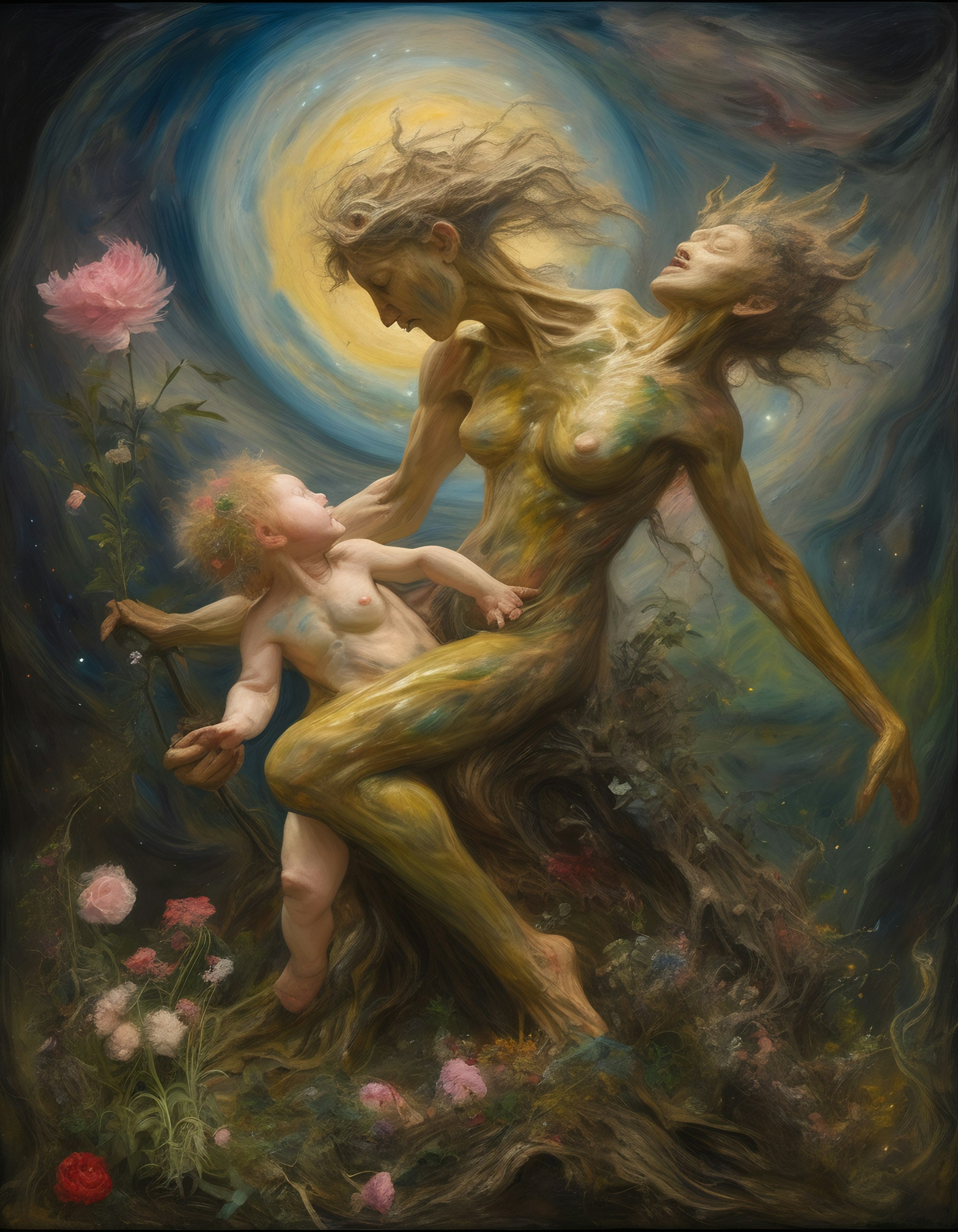 Moonlit Garden Ascends