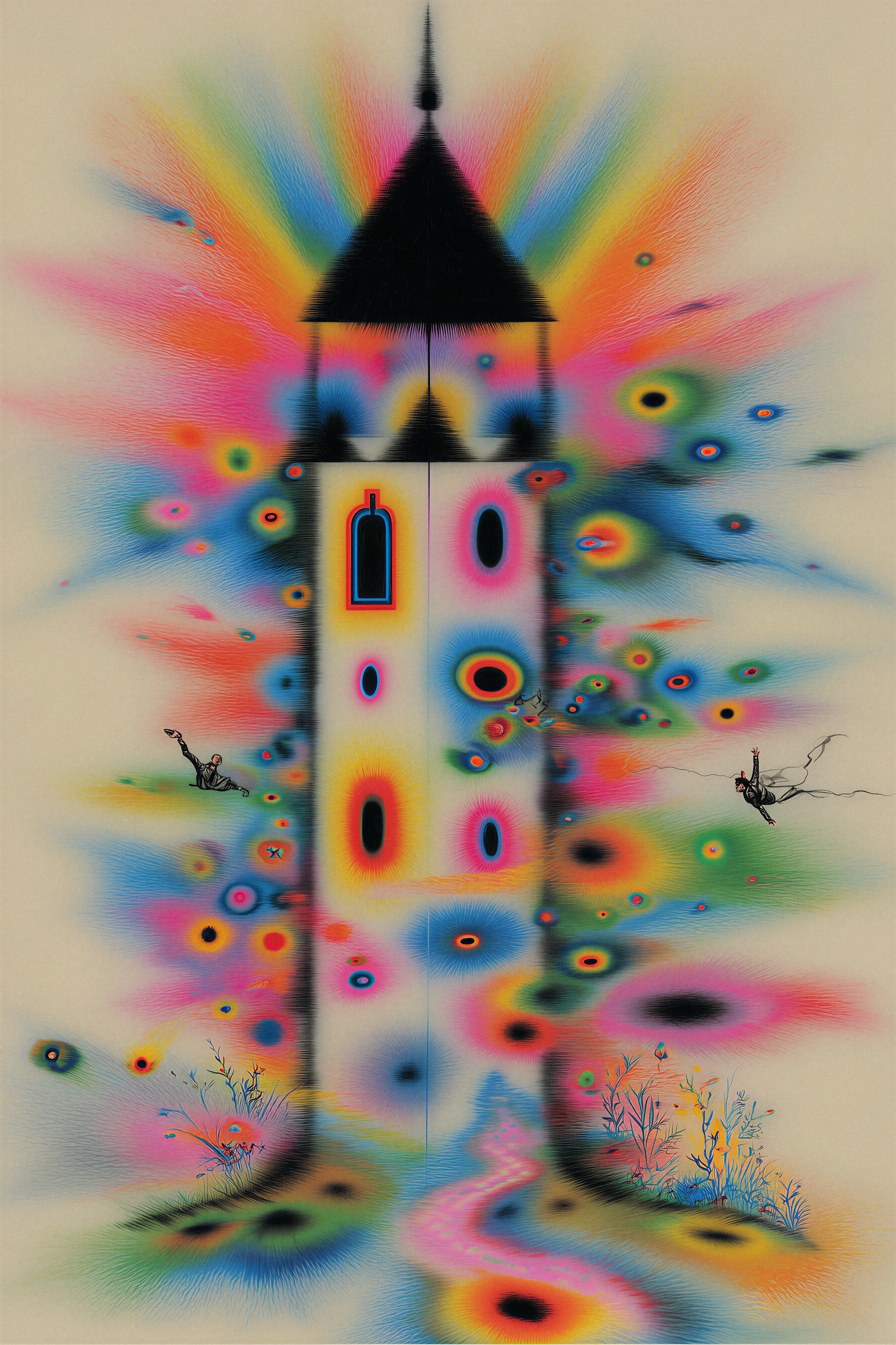 XVI — The Tower (La Maison Dieu)