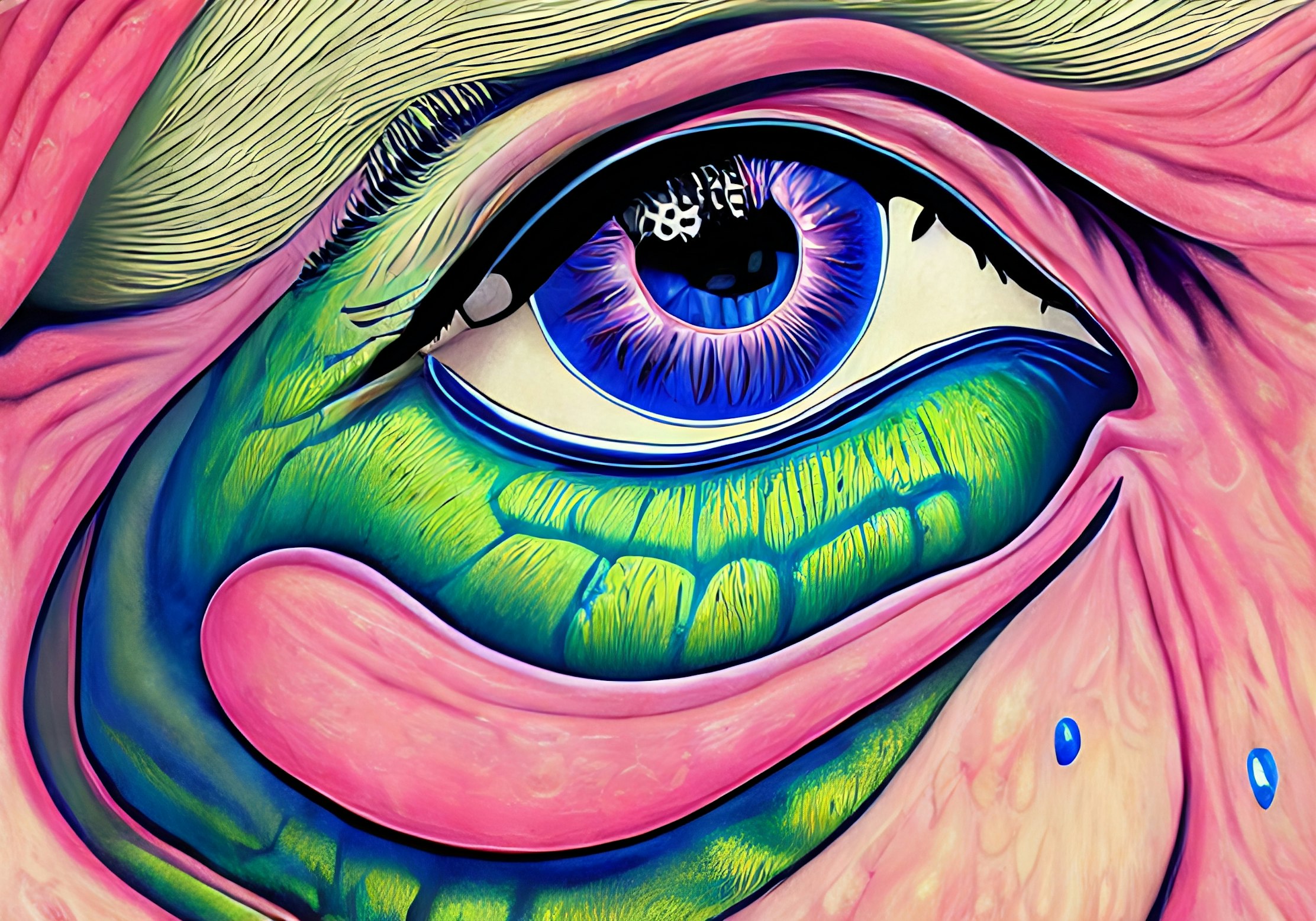 Weeping Becomes Psychedelic Anatomy Study